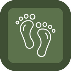 Barefoot Vector Icon Design