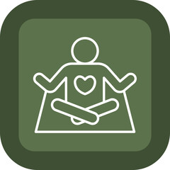 Fototapeta premium Calming Vector Icon Design