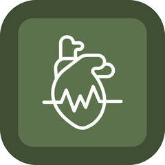 Heart Rate Vector Icon Design