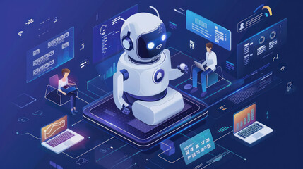 A digital banking platform featuring 24/7 customer support through chatbots, live agents, and AI-driven solutions for quick problem-solving.