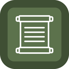 Scroll Paper Icon Design