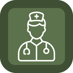 Male Doctor Icon Design