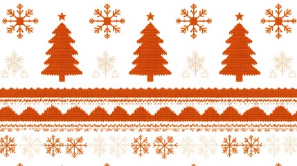 Set of Orange Christmas Ornaments on White Fabric, Minimalist, Abstract Image, Texture, Pattern Background, Wallpaper, Cover and Screen for Smartphone, PC, Laptop, 9:16 and 16:9 Format