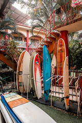 pretty surf boards sport Costa Rica