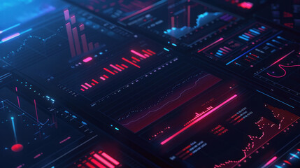 Obraz premium A digital platform displaying performance data for mutual funds, focusing on diversified portfolios and market trends.