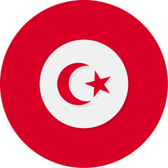 Obraz premium TunisiaFlag Icon