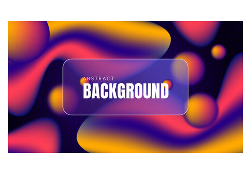 Abstract Liquid Shapes Background