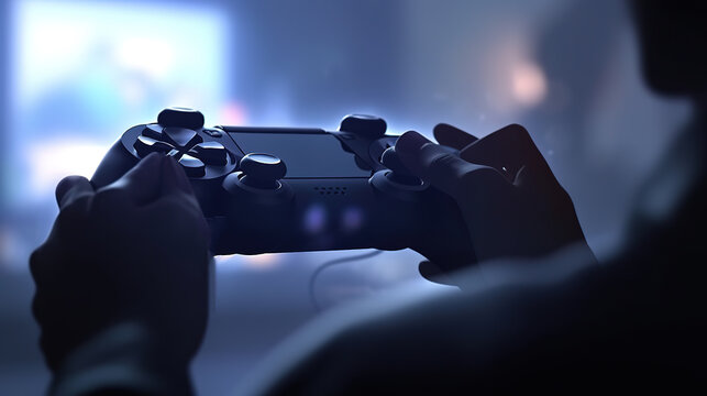 3D illustrations for games and game controllers,generated with AI.