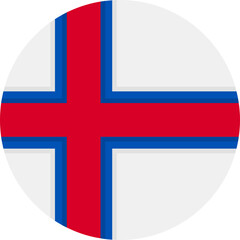 Obraz premium Faroe IslandsFlag Icon