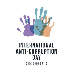 International Anti-Corruption Day vector design template good for celebration usage. International Anti-Corruption Day design. flat design. eps 10.