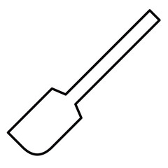 ゴムベラと呼ばれる調理道具のイラスト