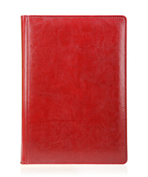 Diary or book on white backgorund