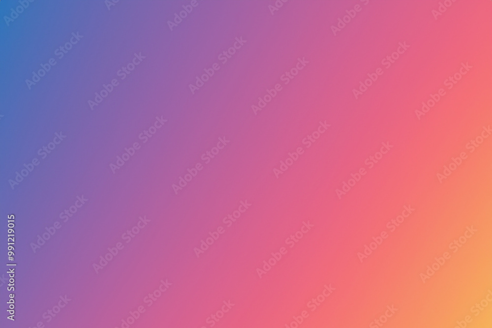 Poster abstract gradient background with a soft transition from blue to purple to pink to orange.