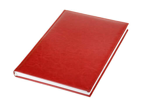Diary or book on white backgorund