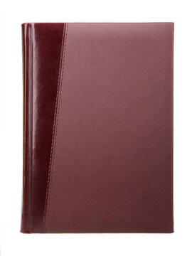 Diary or book on white backgorund