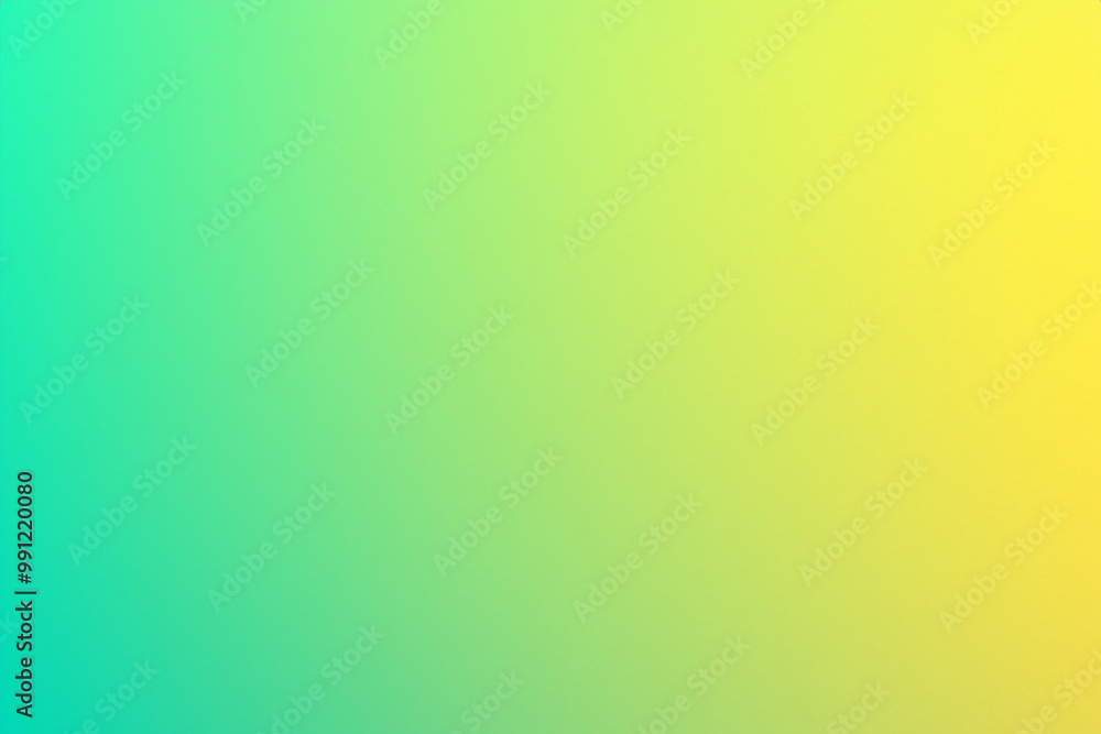 Poster abstract gradient background with a smooth transition from turquoise to yellow.