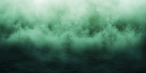 Fototapeta premium A Swirling Green Mist Creates a Dreamy and Ethereal Atmosphere, Perfect for Adding Depth and Mystery to Any Design