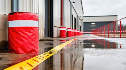 Effective chemical spill barrier tape designed for containment and cleanup operations in hazardous environments