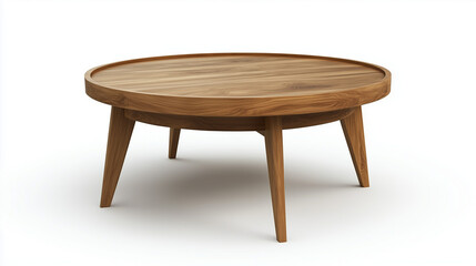 table isolated on white