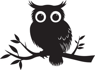 Fototapeta premium owl on branch