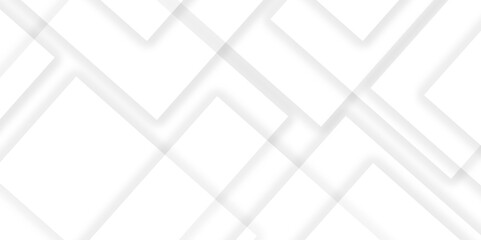 Abstract white and grey geometric overlapping square pattern background with shadow. paper texture design Abstract white background can use for design, background concept, vector illustration.	
