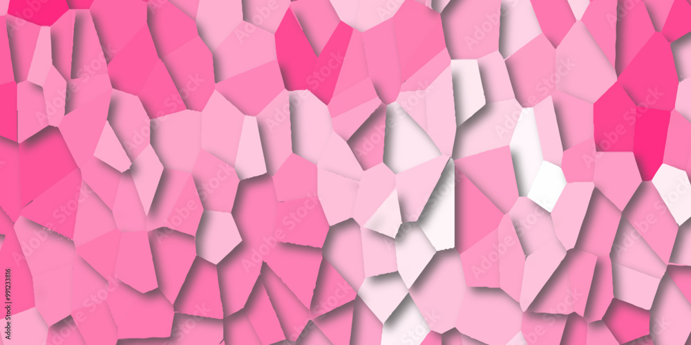 Poster abstract colorful background with triangles mosaic pattern vector backdrop with hexagons. multicolor