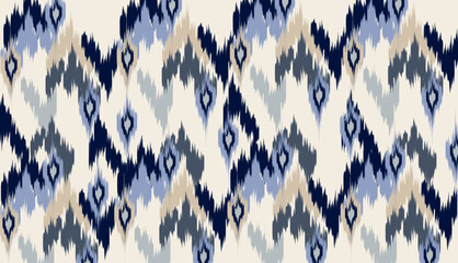 geometric ethnic vintage texture vector art design. textile fashion pattern line ikat seamless pattern and batik fabric texture asian background wallpaper geometry indian. Ethnic abstract ikat art .
