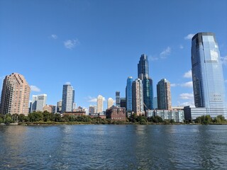 Obraz premium Downtown Manhattan from Liberty State Park, NJ - September 2024