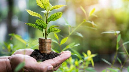 A financial advisor presenting a client with investment fund options, emphasizing diversification and long-term growth potential.