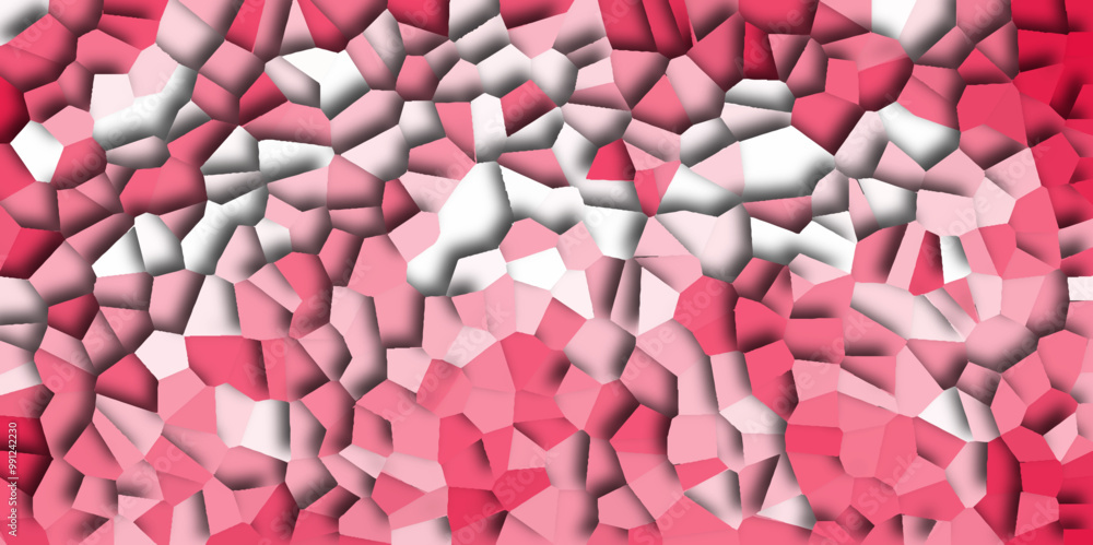 Poster abstract colorful background with triangles mosaic pattern vector backdrop with hexagons. multicolor