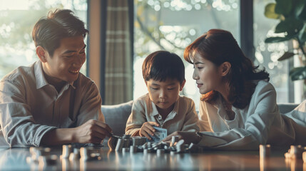 A financial planner helping a family manage their wealth, ensuring sustainable growth and preservation for future generations.