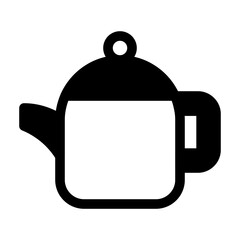 Teapot Tea Kettle Solid Icon