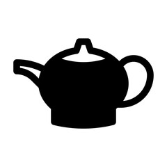 Teapot Tea Kettle Solid Icon
