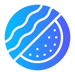watermelon gradient icon