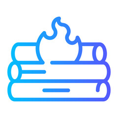 bonfire gradient icon