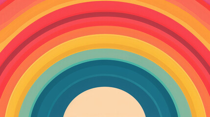 Obraz premium Earthy Rainbow Gradient Background, a vibrant blend of organic hues creating a harmonious backdrop ideal for eco-friendly projects and designs.