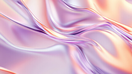 Naklejka premium Abstract liquid background flowing in pastel colors, featuring smooth waves and a dreamy, ethereal aesthetic