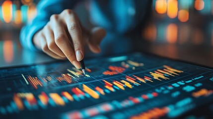 Naklejka premium investment and capital gain strategies in business finance promoting economic growth with comprehensive market reports guiding money management and financial returns