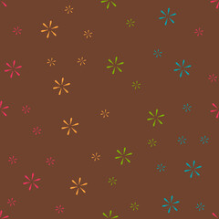 rainbow starburst pattern, repeating seamless tile