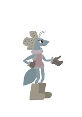 illustrations of characters based on the children's book 