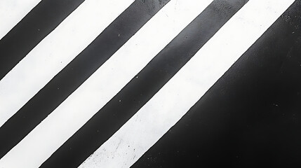 Black and white diagonal stripes creating a bold, textured pattern with high contrast