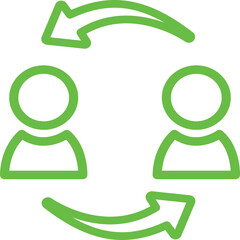 Single isolated icon with outline style icon on white background