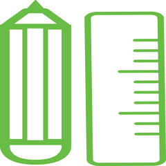 Single isolated icon with outline style icon on white background