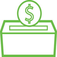 Single isolated icon with outline style icon on white background