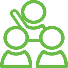 Single isolated icon with outline style icon on white background