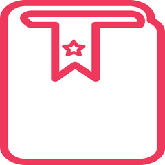 Single isolated icon with outline style icon on white background