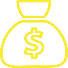 Single isolated icon with outline style icon on white background