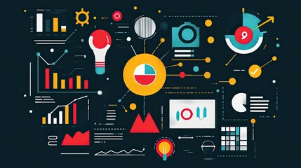 Fototapeta premium graphic resource for technology