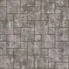 Concrete paving outdoor  seamless texture and background.