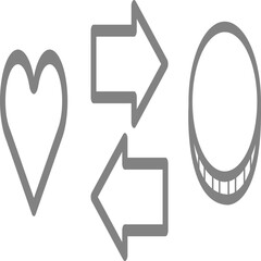 Single isolated icon with outline style icon on white background